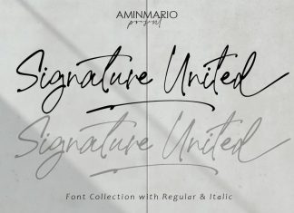 Signature United Script Font