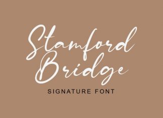 Stamford Bridge Script Font