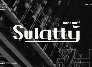 Sulatty Sans Serif Font