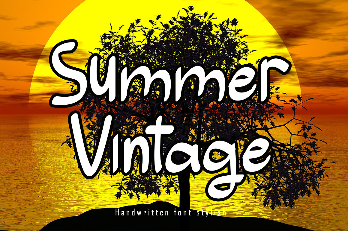 Summer Vintage Script Font