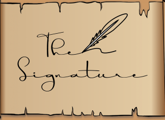 The Signature Script Font
