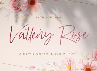 Vatteny Rose Script Font