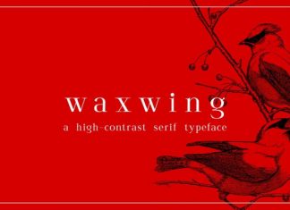 Waxwing Serif Font