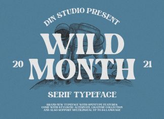 Wild Month Serif Font