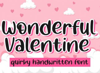 Wonderfull Valentine Display Font