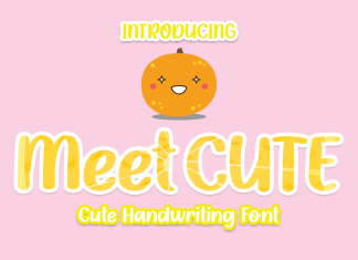 Meet Cute Display Font