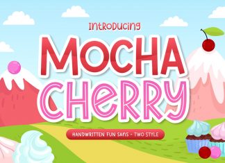 Mocha Cherry Display Font