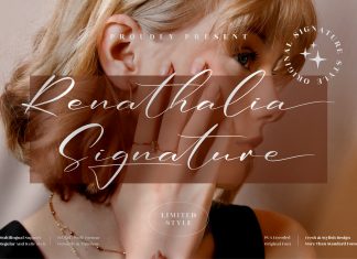 Renathalia Signature Font