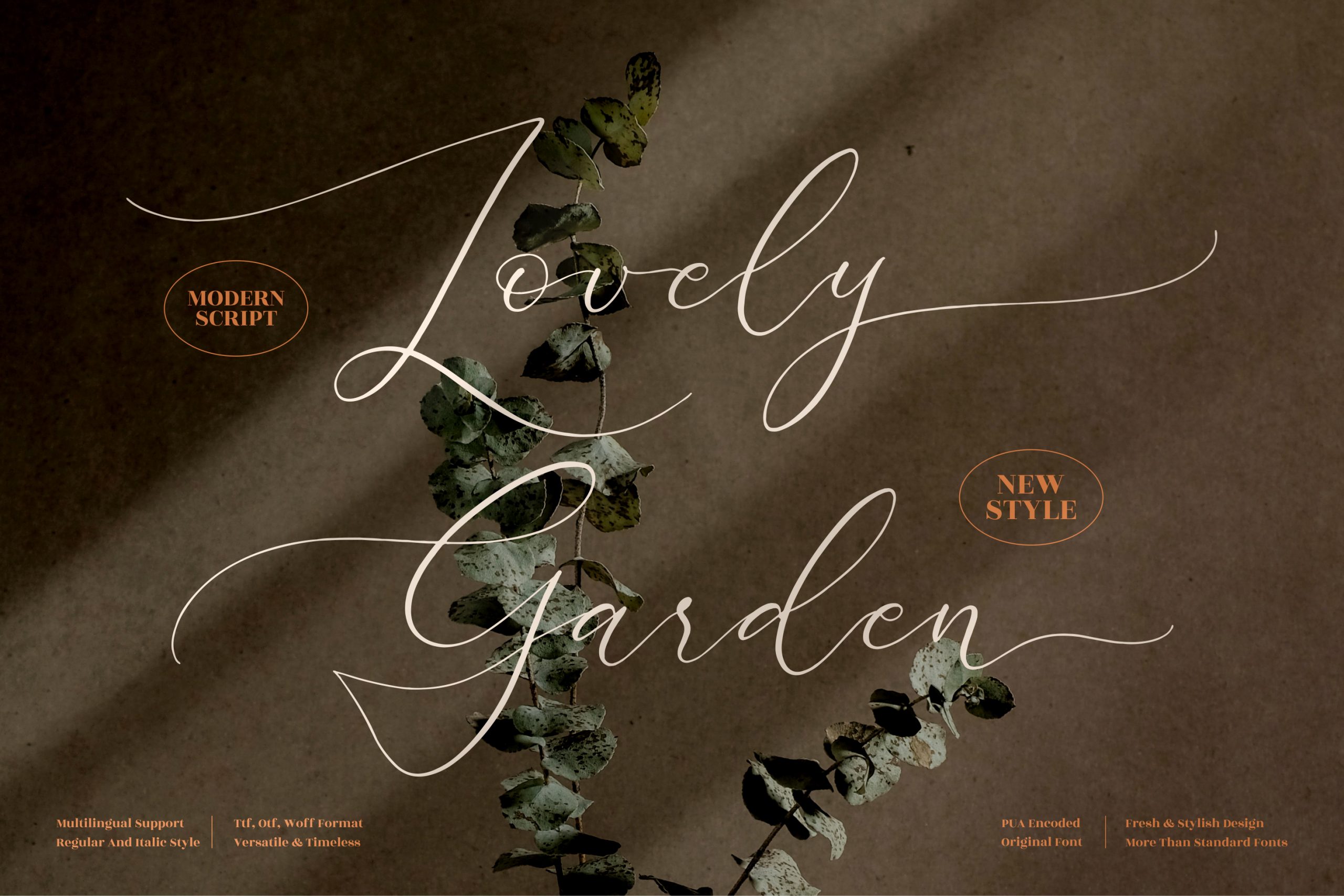 Lovely Garden Calligraphy Font