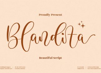 Blandita Script Font