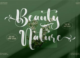 Beauty Nature Script Font