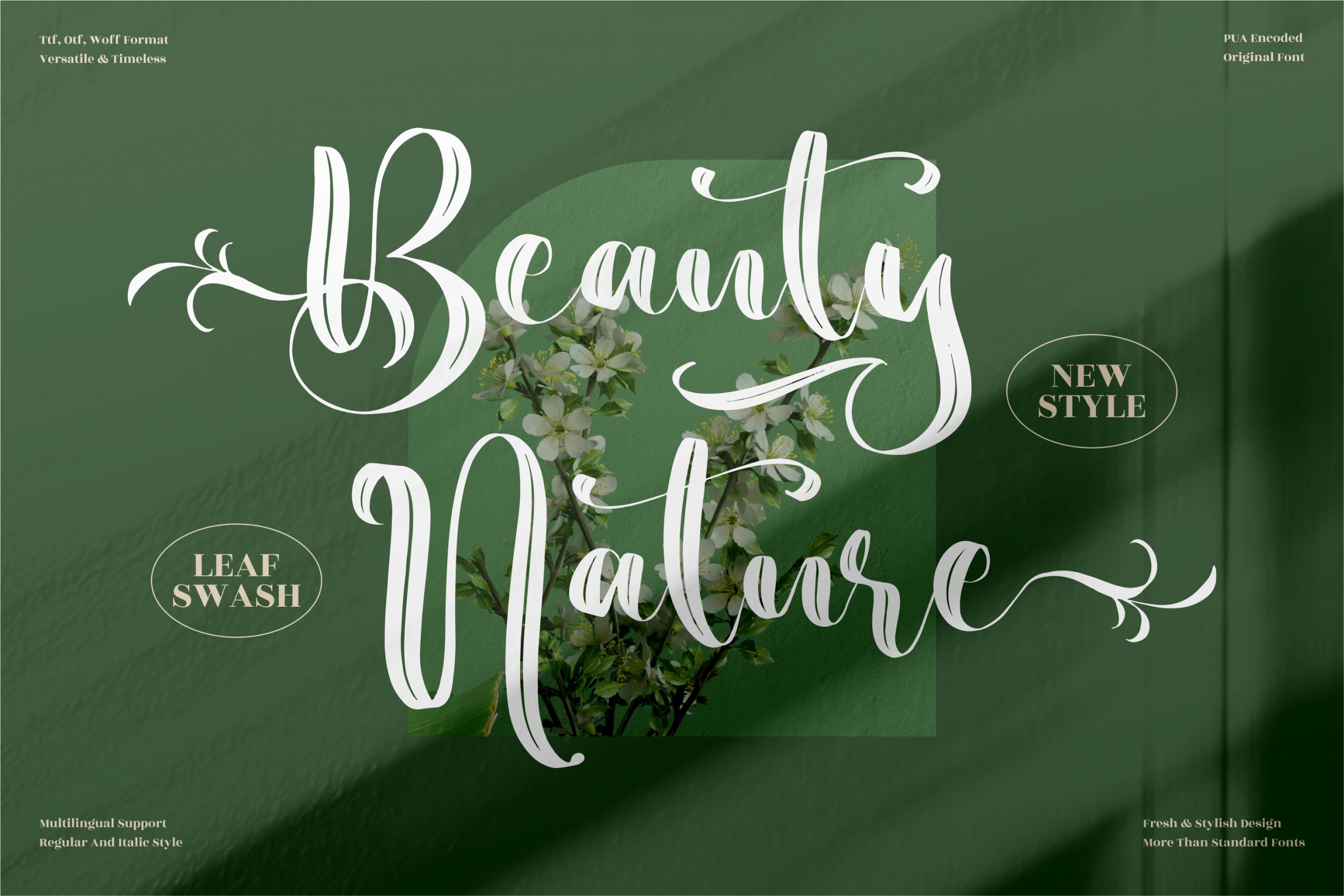 Beauty Nature Font Download Free Font