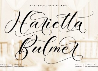 Harietta Bulmer Script Font