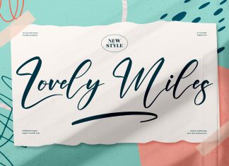 Lovely Miles Script Font