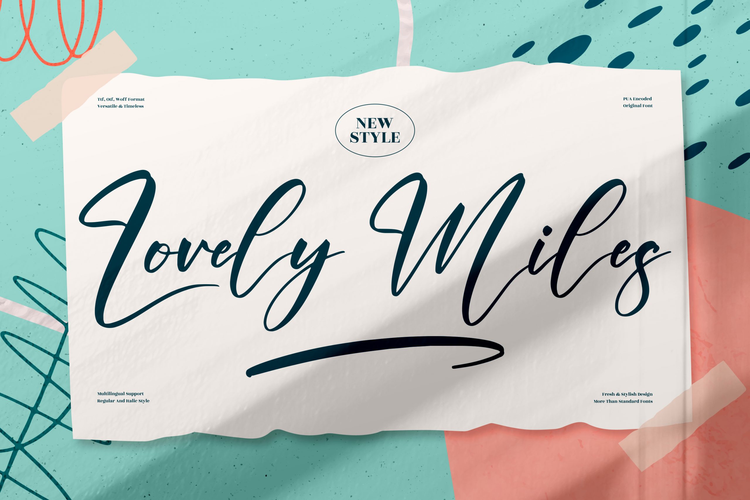 Lovely Miles Script Font