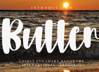 Butter Script Font