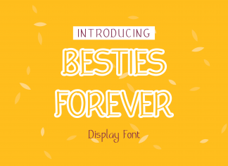 Besties Forever Display font