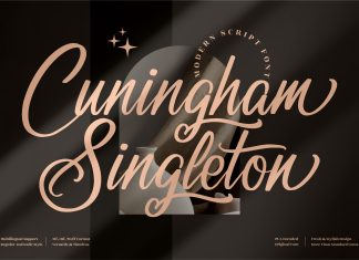 Cuningham Singleton Script Font