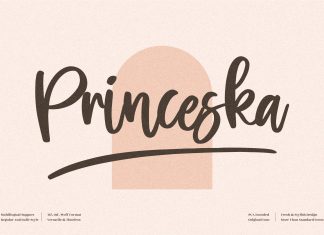 Princeska Script Font