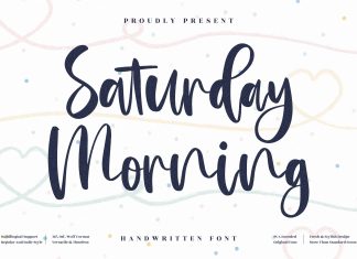 Saturday Morning Script Font