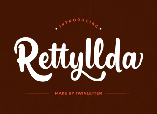 Rettyllda Script Font
