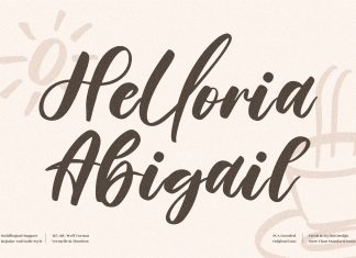 Helloria Abigail Script Font