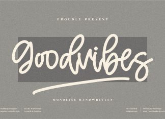 Goodvibes Handwritten Font