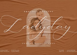 Ladyday Calligraphy Font