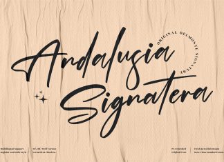 Andalusia Signatera Script Font