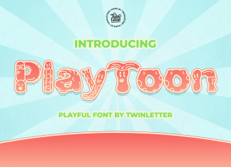 Playtoon Display Font