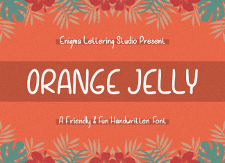 Orange Jelly Display Font
