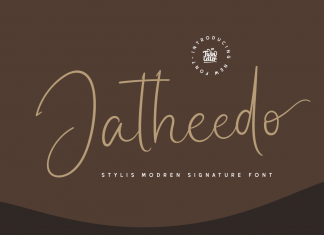 Jatheedo Script Font