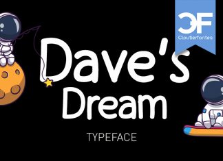 CF Dave’s Dream Display Font