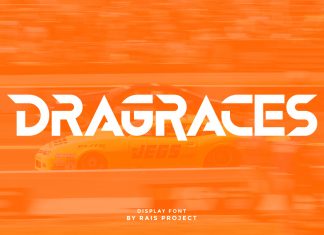 Dragraces Display Font