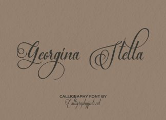 Georgina Calligraphy Font