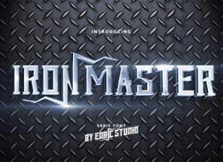 Iron Master Display Font