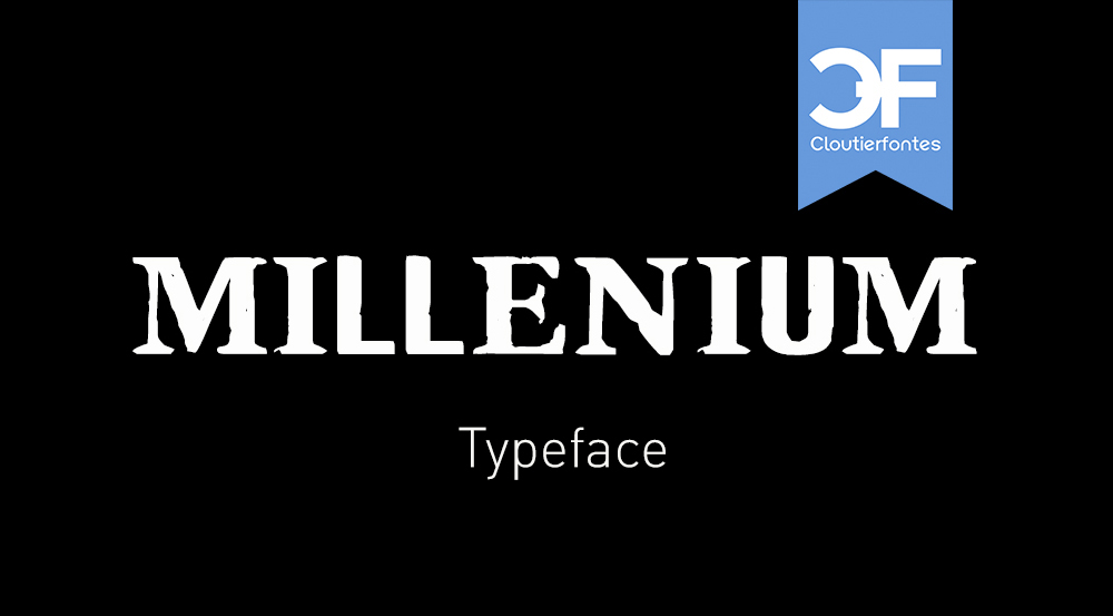 CF Millenium Display Font