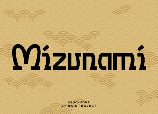Mizunami Display Font
