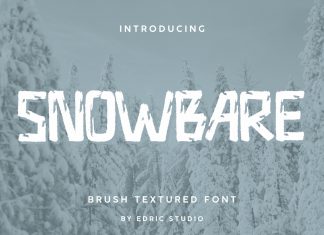 Snowbare Brush Font