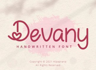 Devany Handwritten Font