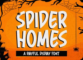 Spider Home Display Font