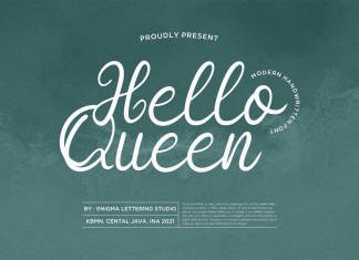 Hello Queen Script Font