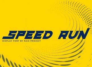 Speed Run Display Font