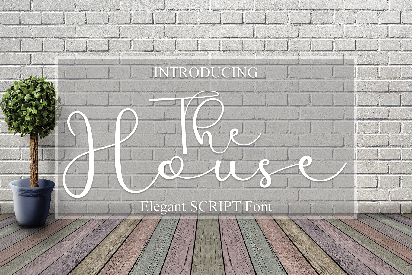 The House Script Font