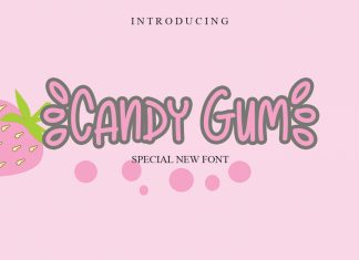 Candy Gum Script Font