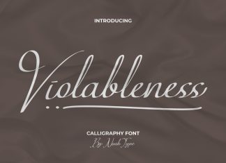 Violableness Script Font
