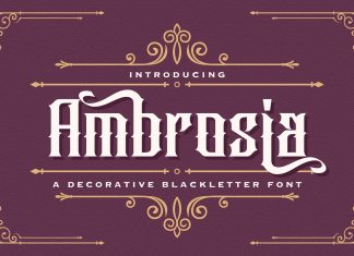 Ambrosia Blackletter Font