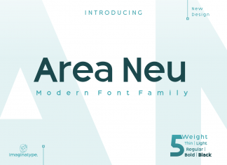 Area Neu Sans Serif Font