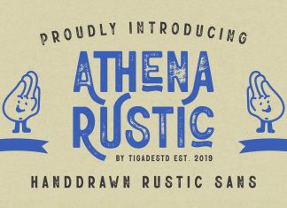 Athena Rustic Display Font
