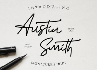 Austin Handwritten typeface